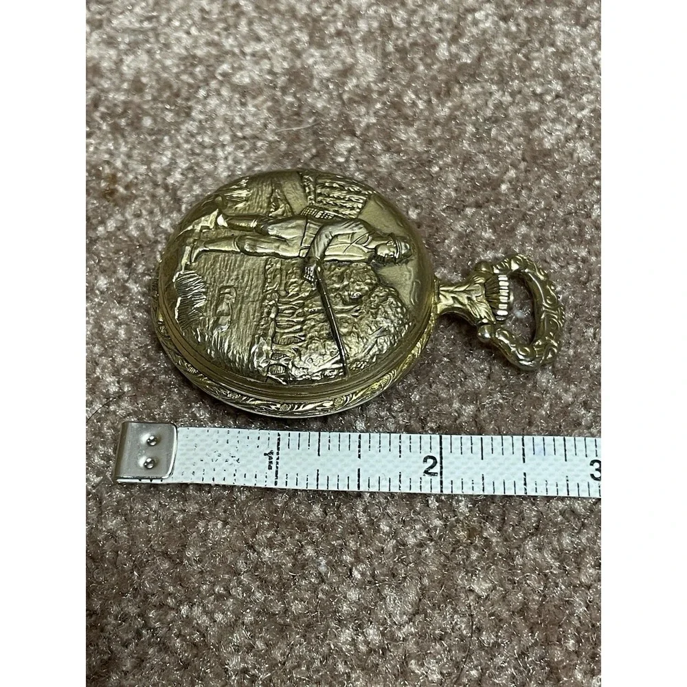 Pierre Jacquard 17‎ Jewels Electra Pocket Wind Watch Swiss Made Fisherman Vtg 70